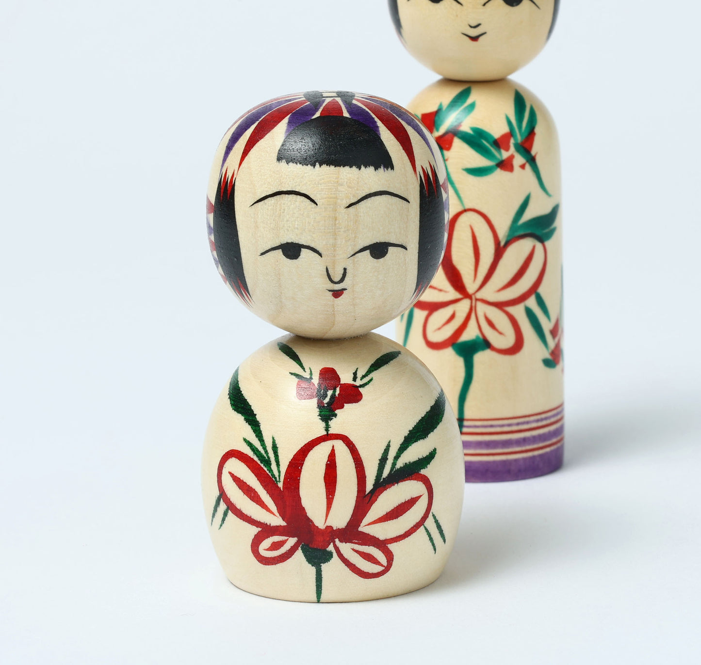 親子こけし | 加納博工人、加納陽平工人 | 作並系 |高さ19.5cm