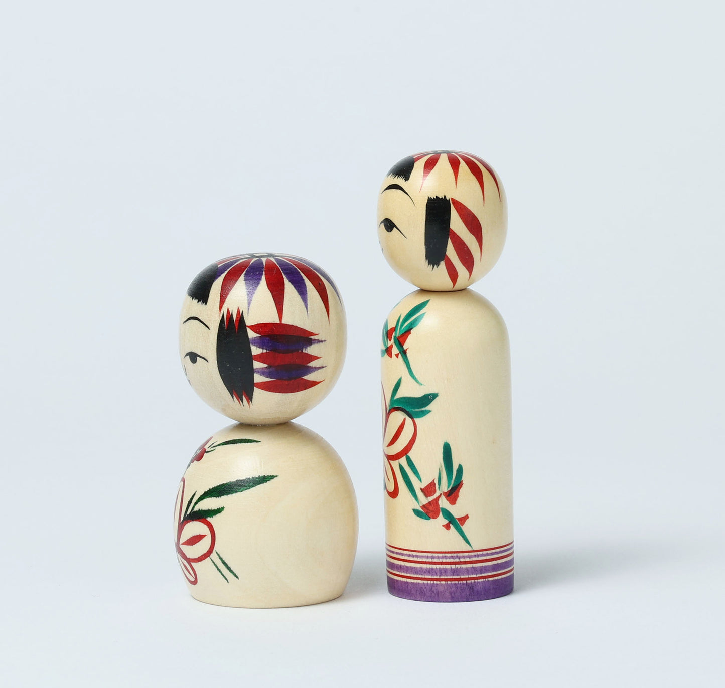 親子こけし | 加納博工人、加納陽平工人 | 作並系 |高さ19.5cm