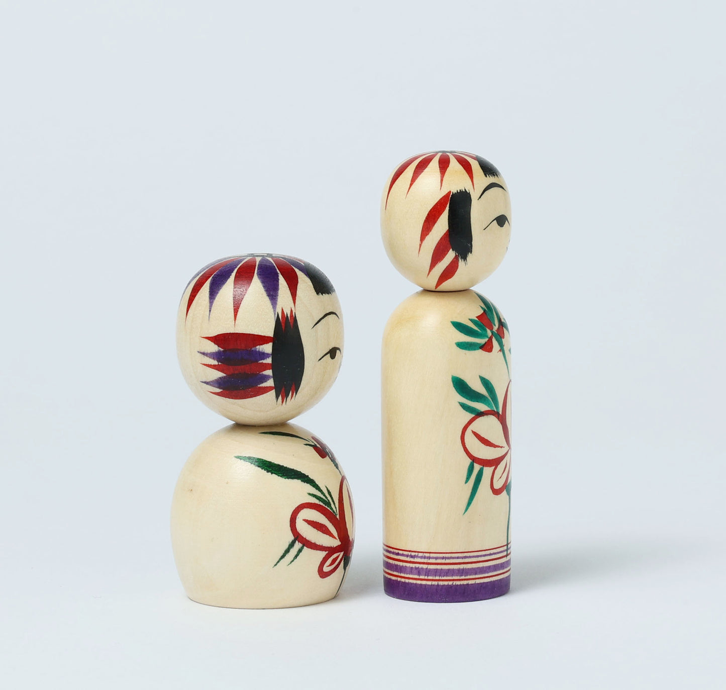 親子こけし | 加納博工人、加納陽平工人 | 作並系 |高さ19.5cm