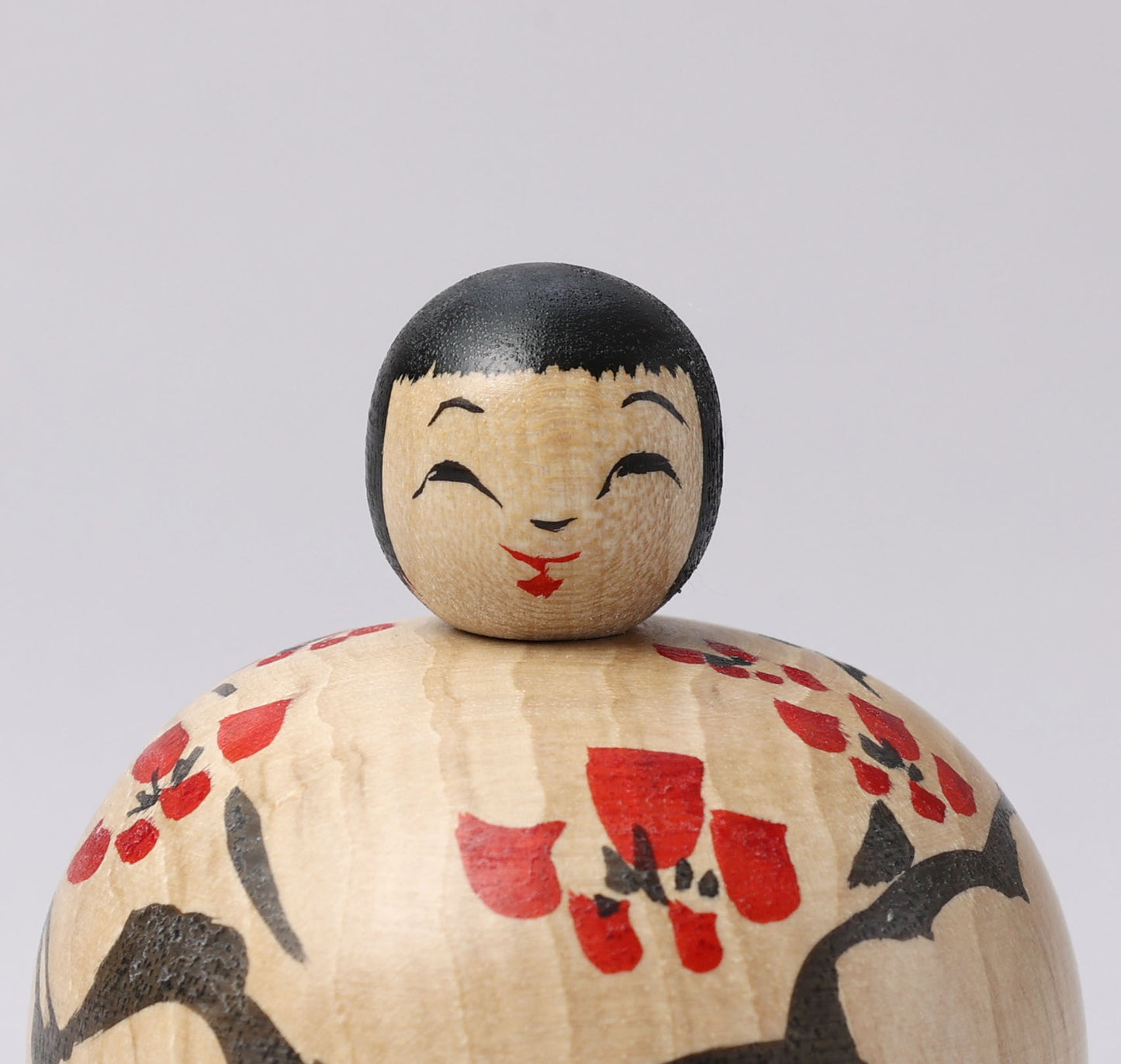 KOYAMA, Yoshimi 小山芳美工人 | Ejiko kokeshi, plum- えじここけし, 梅 | Togatta style 遠刈田