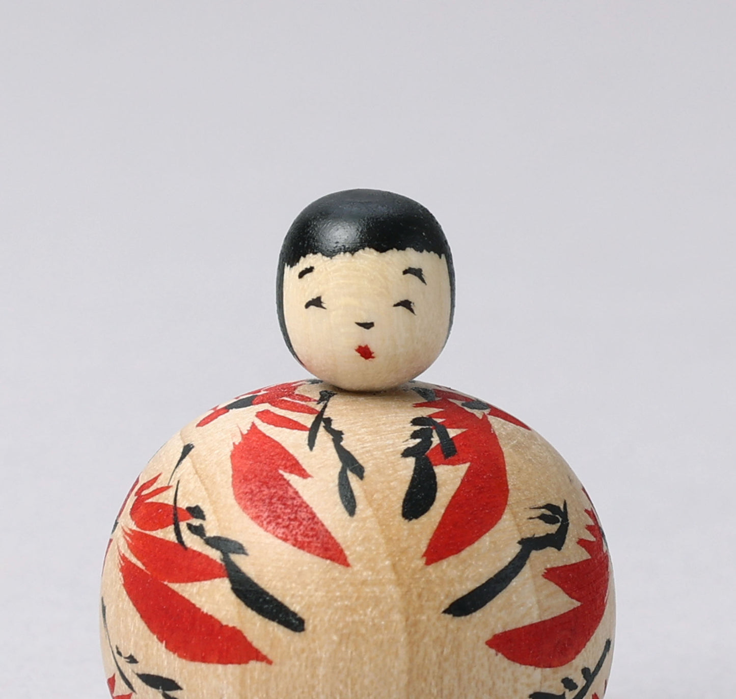 KOYAMA, Yoshimi 小山芳美工人 | Mini Ejiko kokeshi chrysanthemum- えじここけし 菊 | Togatta style 遠刈田