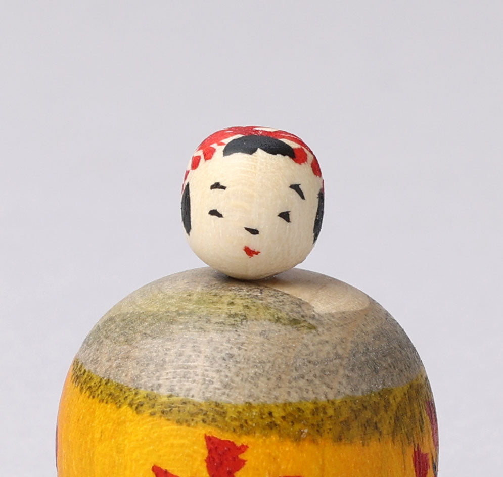 KOYAMA, Yoshimi 小山芳美工人 | Mini Ejiko kokeshi- えじここけし | Togatta style 遠刈田