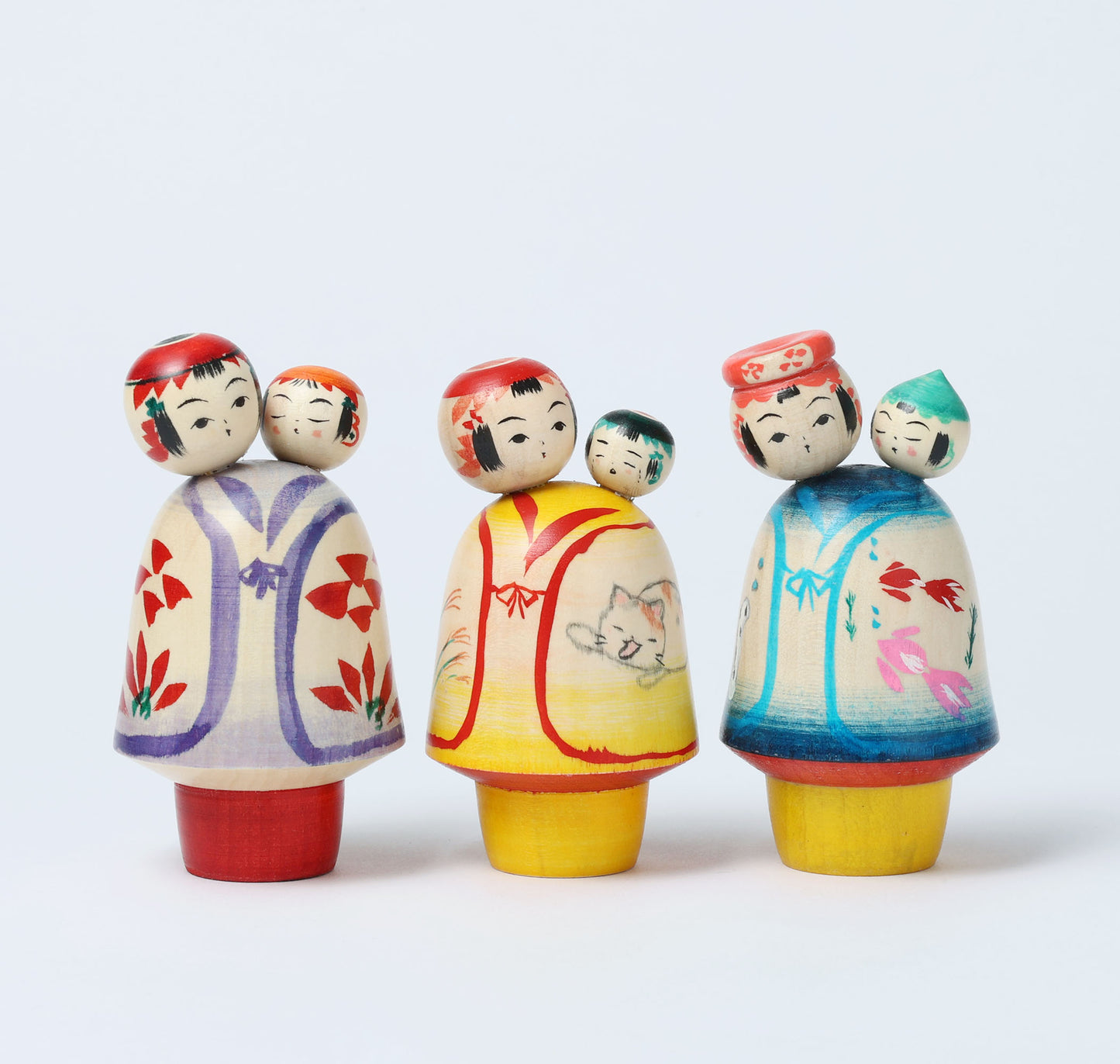 子守りこけし | 新山真由美工人 | 弥治郎系 |高さ10cm