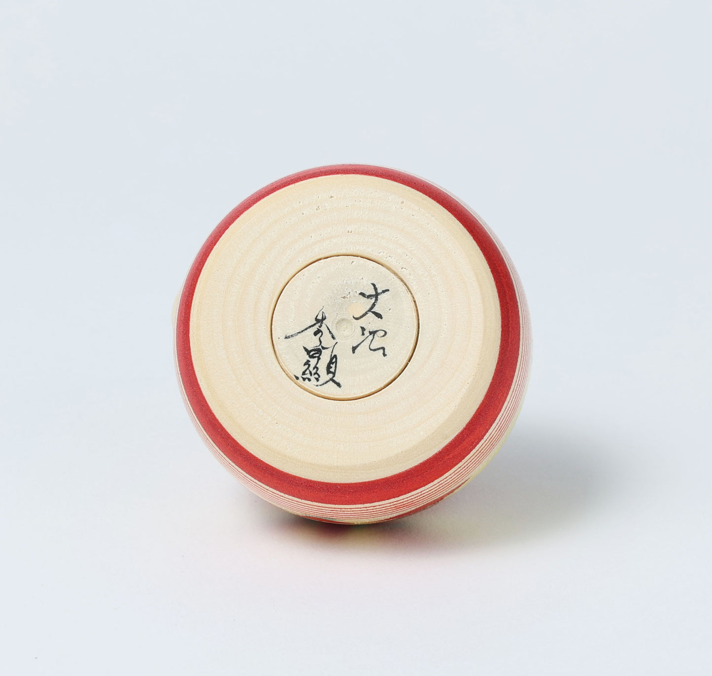Komori-Babysitting kokeshi doll 子守りこけし | OHNUMA Hideaki 大沼秀顯工人 | Naruko style 鳴子系 | 7cm in height