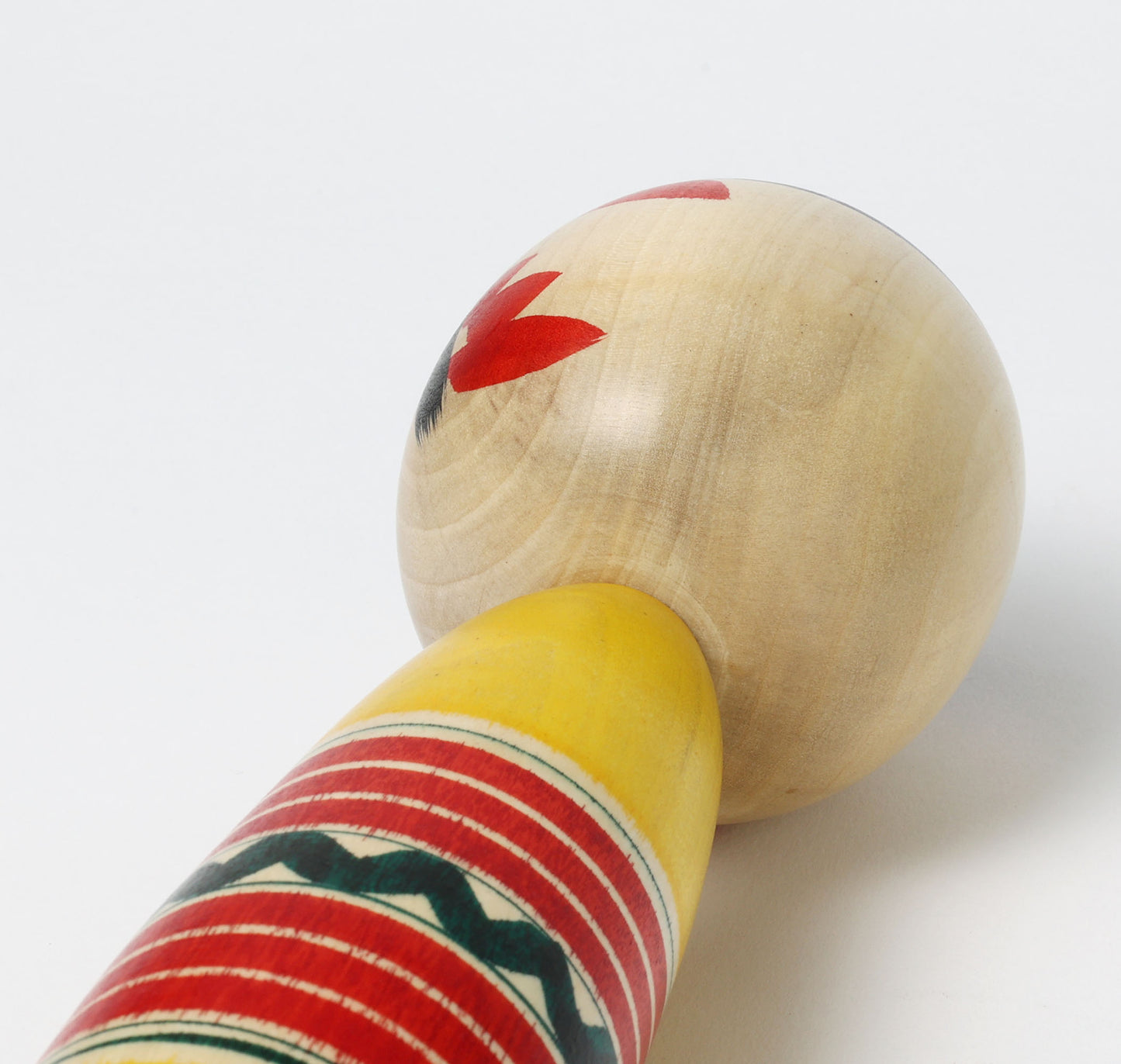 IKEUCHI, Shione 池内潮音工人 | Dento-traditional style kokeshi doll 伝統こけし | Yajiro style 弥治郎系 | 25cm in height