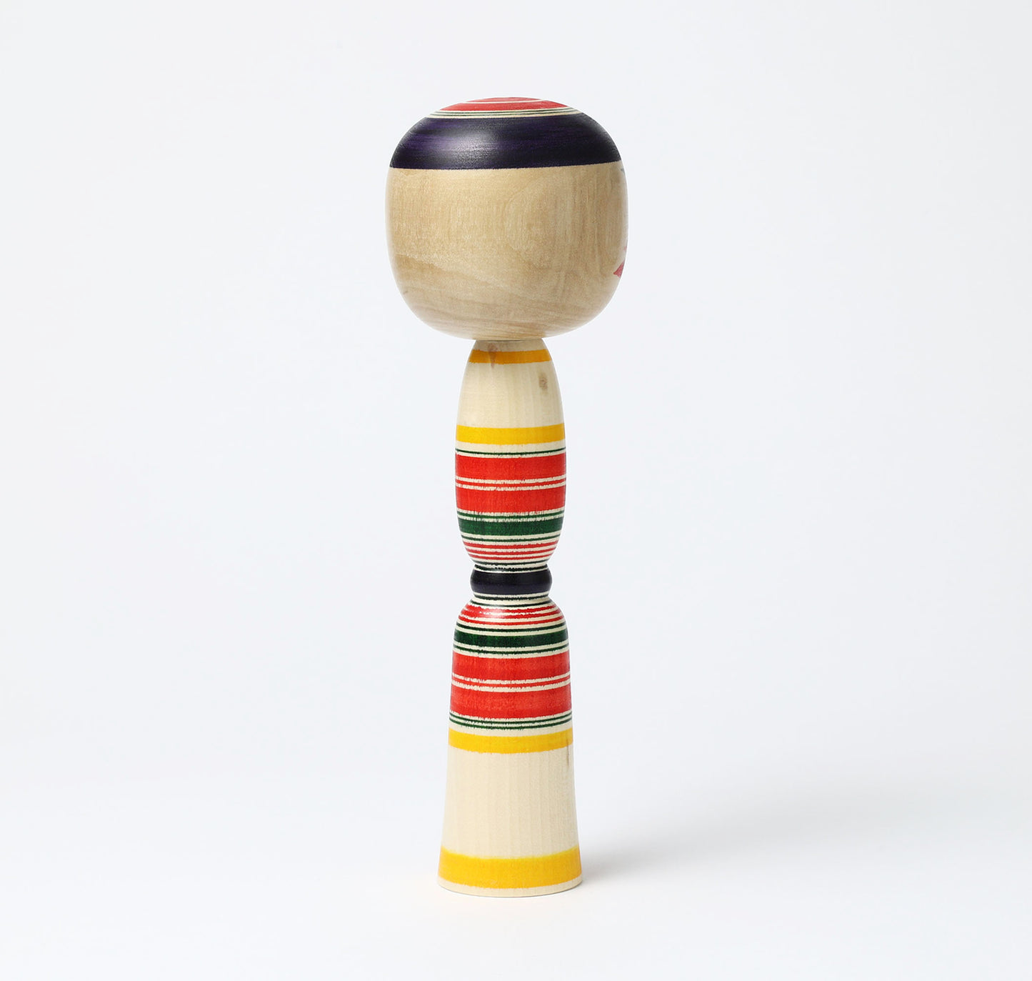 KIMURA, Atsushi 木村敦工人 | Dento-traditional style kokeshi doll 伝統こけし | Yajiro style 弥治郎系 | 24cm in height