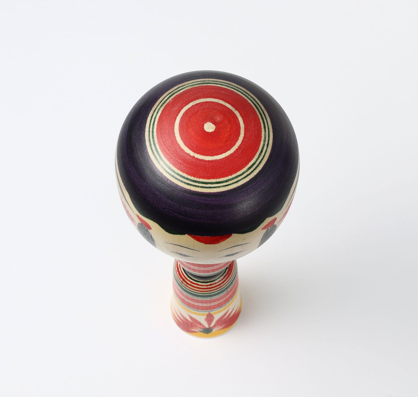 KIMURA, Atsushi 木村敦工人 | Dento-traditional style kokeshi doll 伝統こけし | Yajiro style 弥治郎系 | 24cm in height
