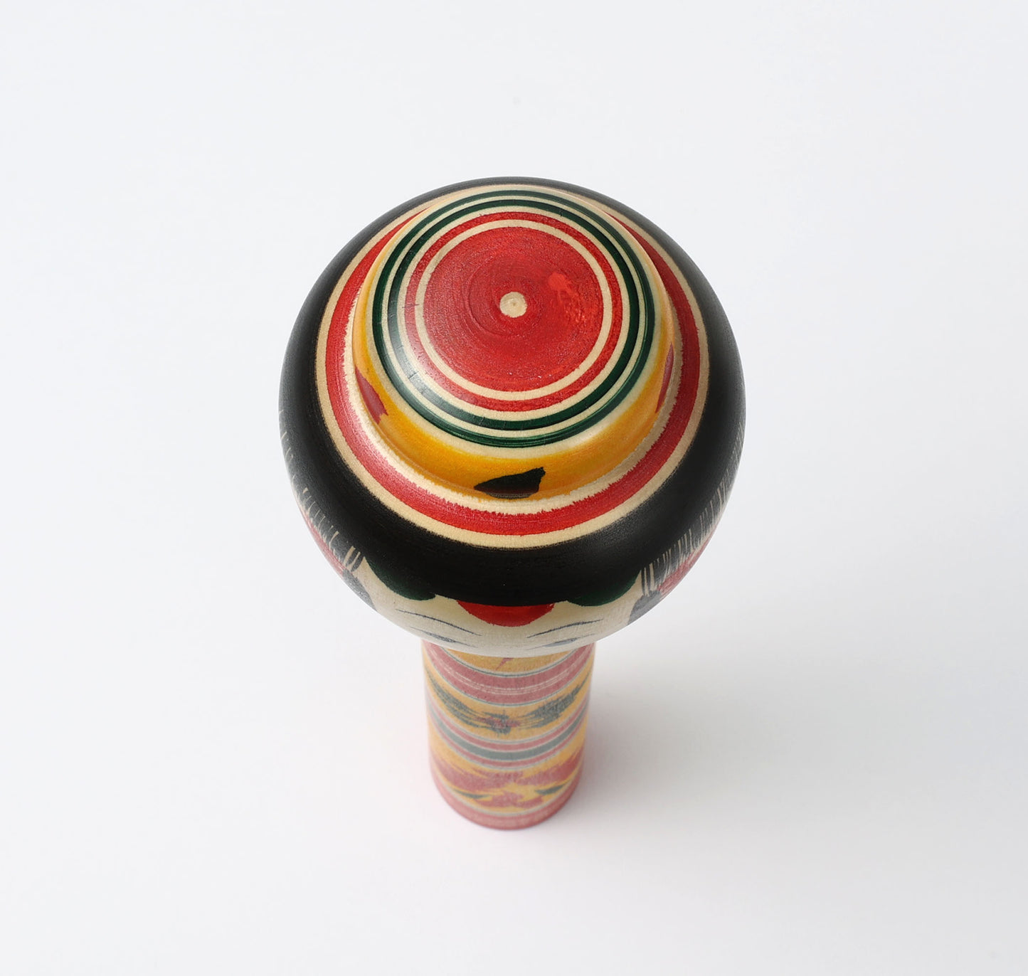 KIMURA, Atsushi 木村敦工人 | Dento-traditional style kokeshi doll 伝統こけし | Yajiro style 弥治郎系 | 26cm in height