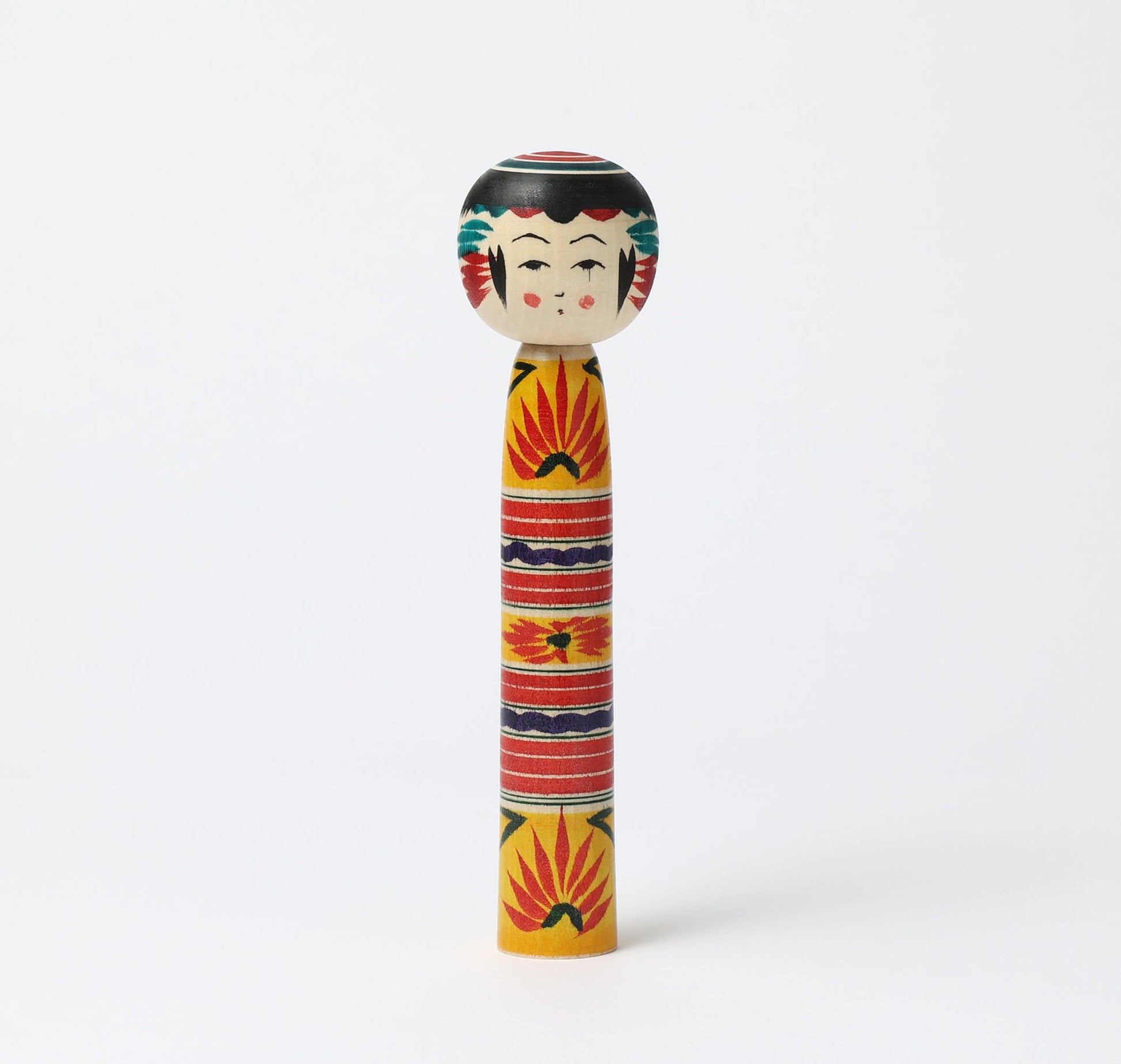 A Japanese traditional doll, kokeshi