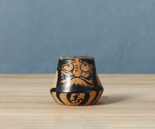 Daruma kokeshi doll だるま | KOMATSU Rika 小松里佳工人 | Togatta style 遠刈田系 | 5.5cm in height