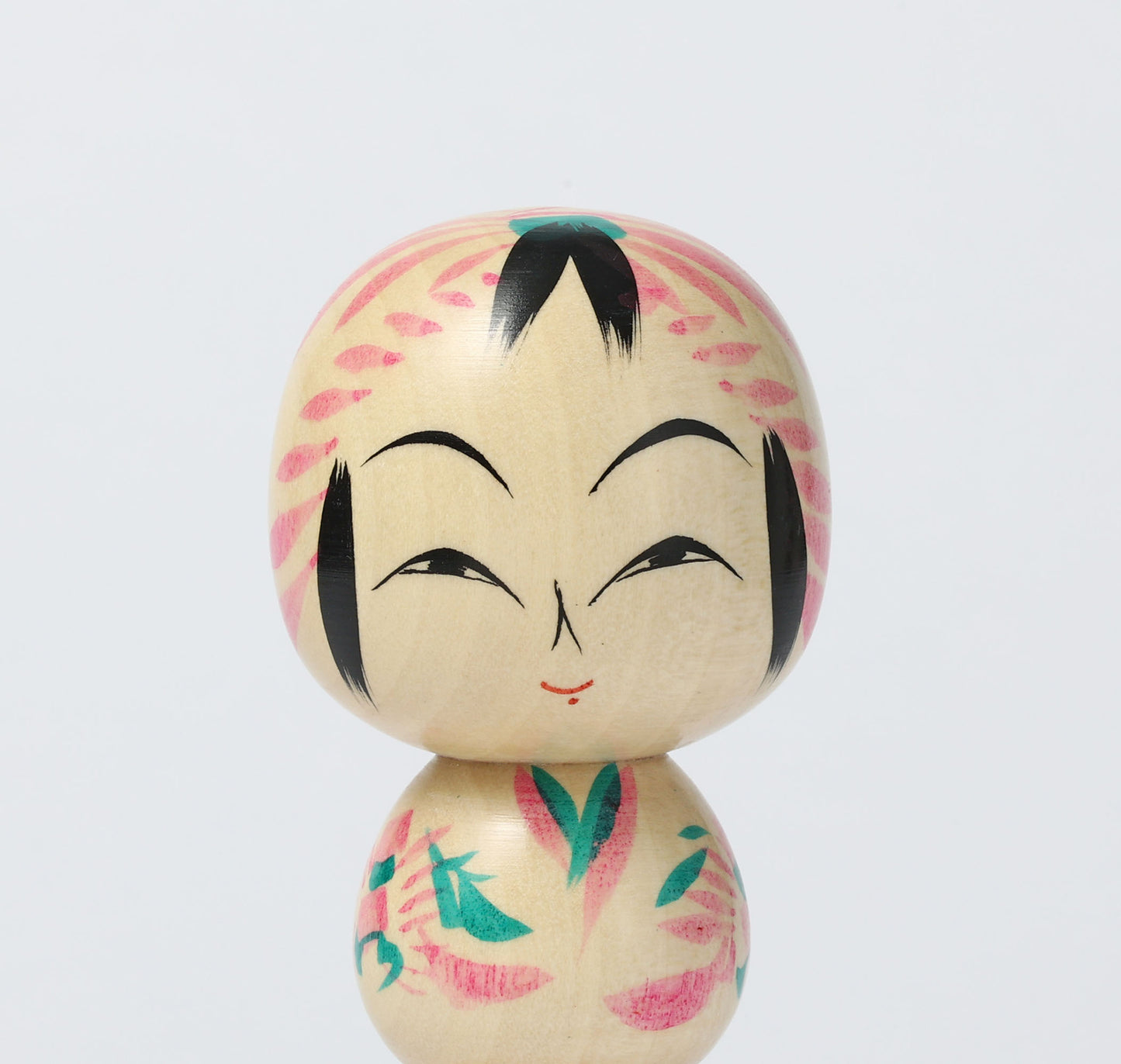 遠刈田系こけし | 早坂政弘工人 遠刈田系 | 高さ14cm