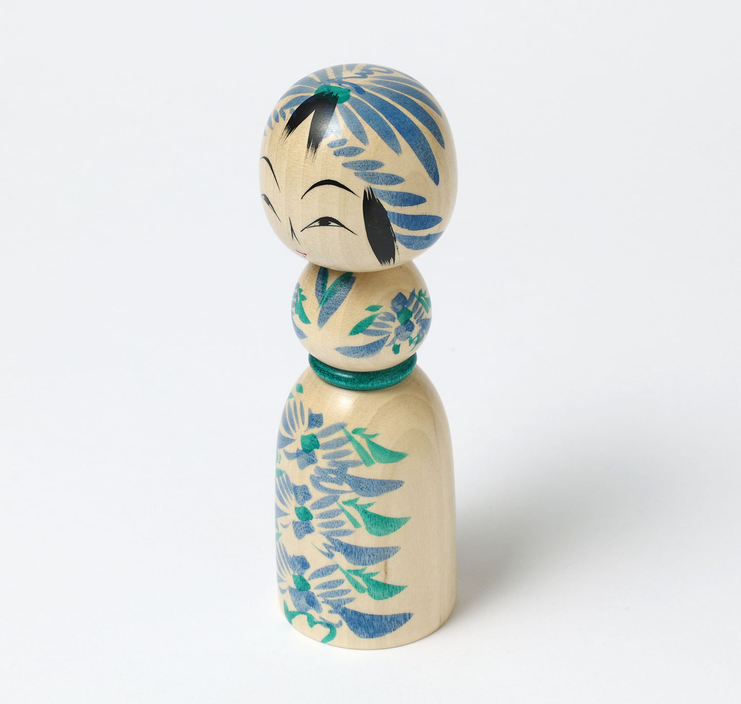 遠刈田系こけし | 早坂政弘工人 遠刈田系 |高さ14cm