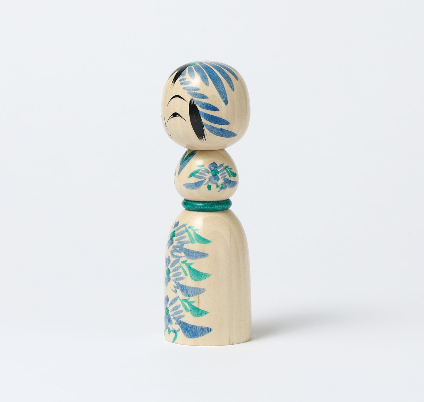 遠刈田系こけし | 早坂政弘工人 遠刈田系 |高さ14cm