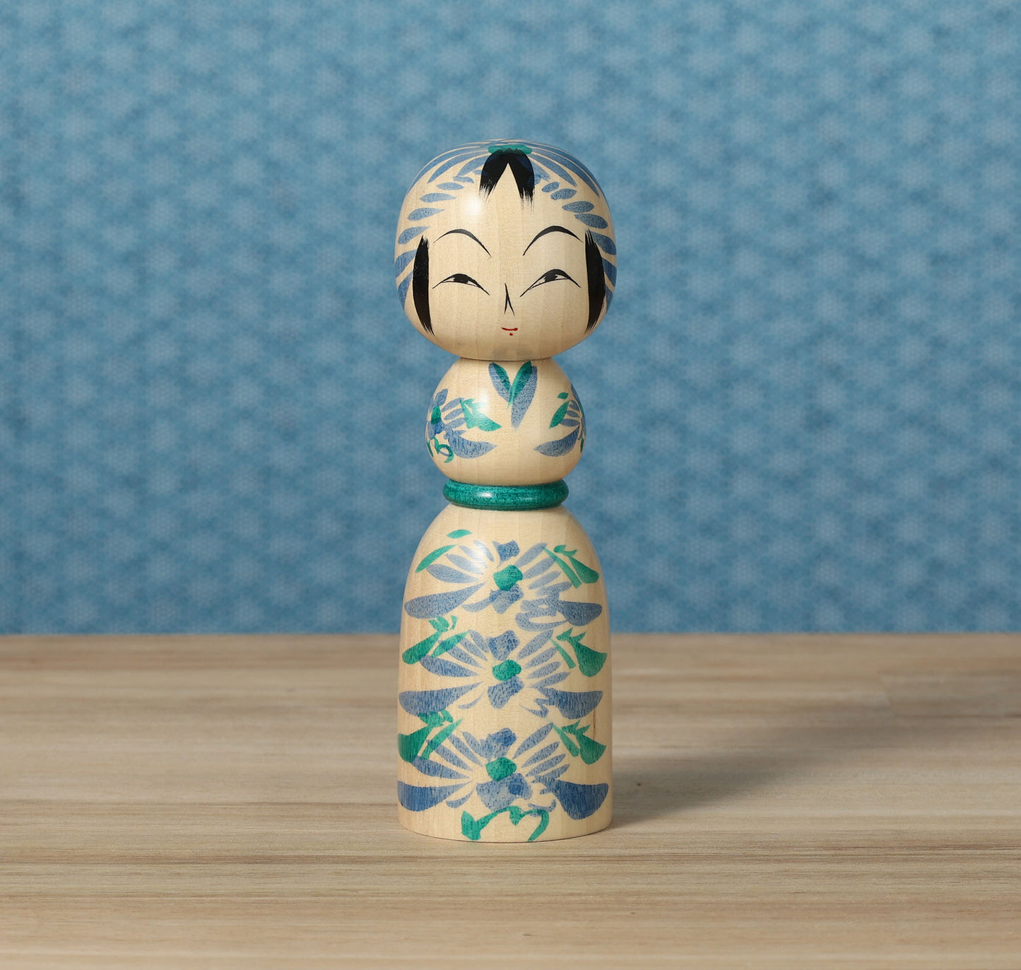 遠刈田系こけし | 早坂政弘工人 遠刈田系 |高さ14cm