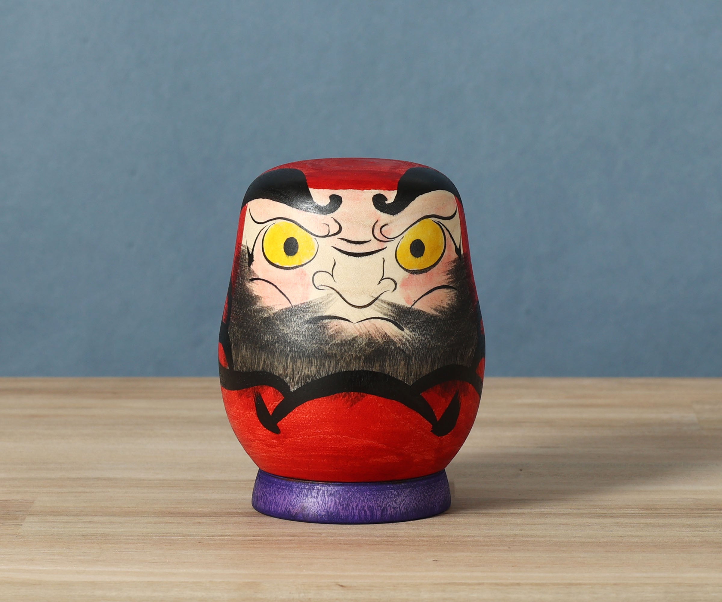Japanese wooden Daruma doll 東北の伝統工芸、木地だるまこけし – Shin Crafts