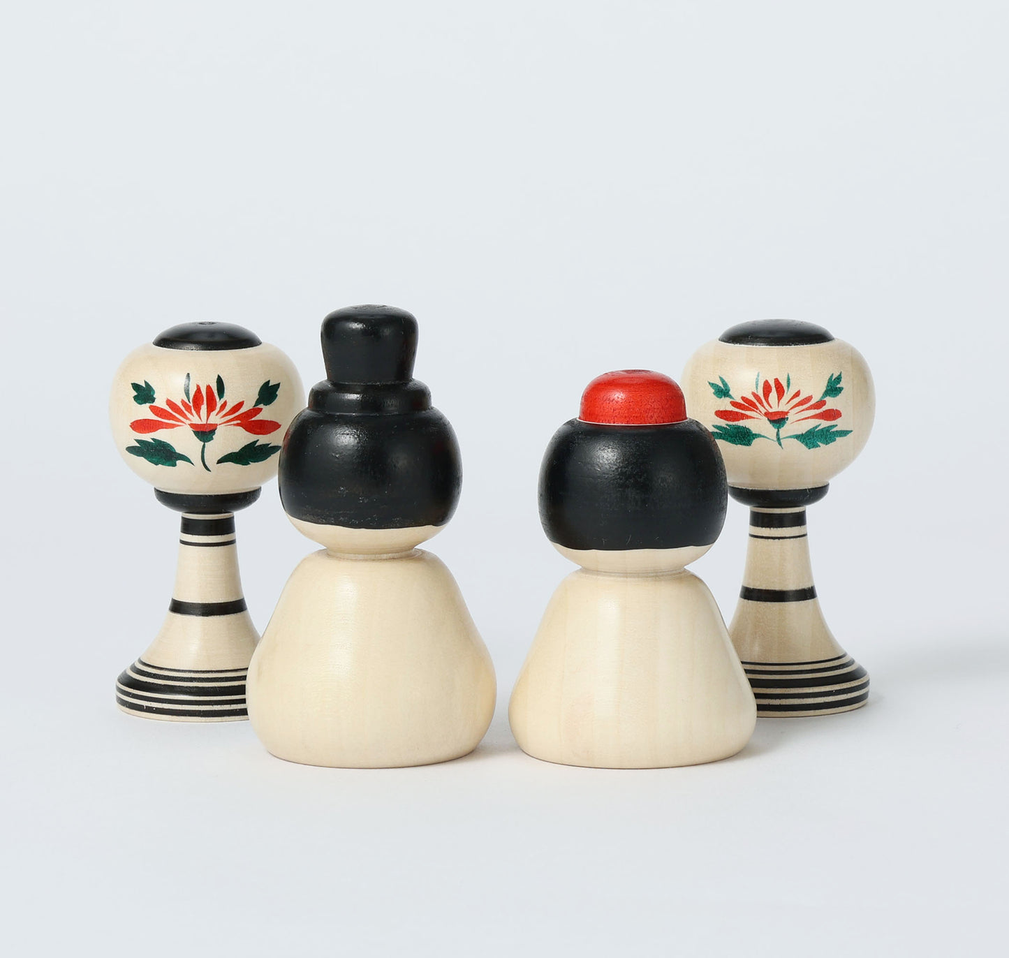 Hina kokeshi doll 雛こけし | YOSHIDA Katsunori 吉田勝範工人 | Naruko style 弥治郎系 | 8cm in height