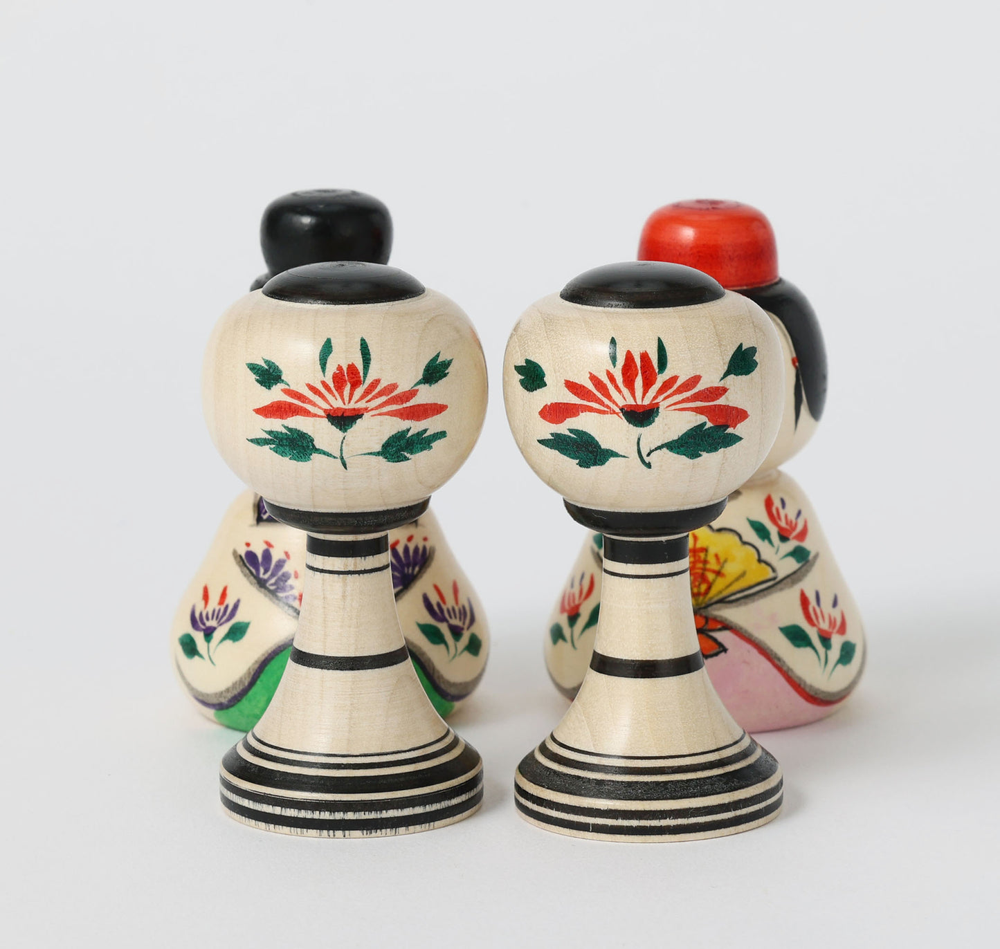 Hina kokeshi doll 雛こけし | YOSHIDA Katsunori 吉田勝範工人 | Naruko style 弥治郎系 | 7.5cm in height