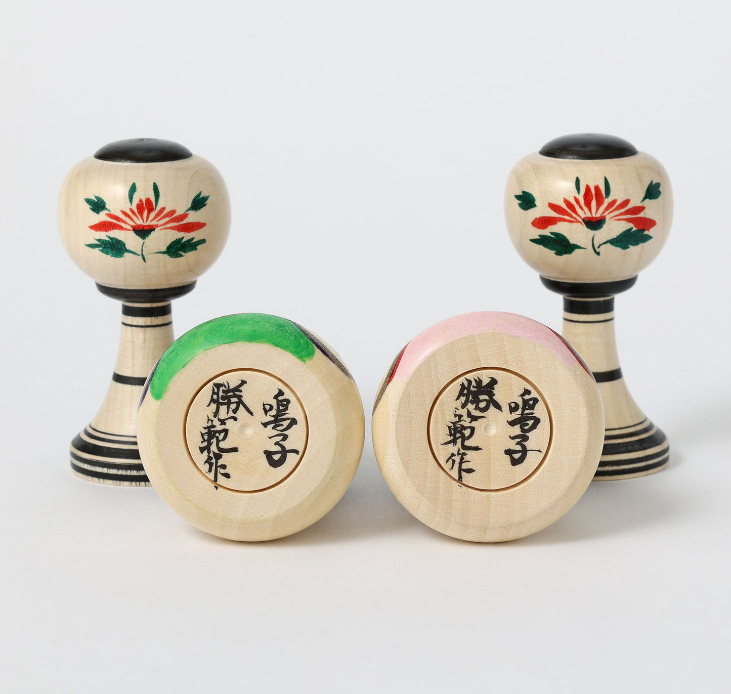 Hina kokeshi doll 雛こけし | YOSHIDA Katsunori 吉田勝範工人 | Naruko style 弥治郎系 | 7.5cm in height