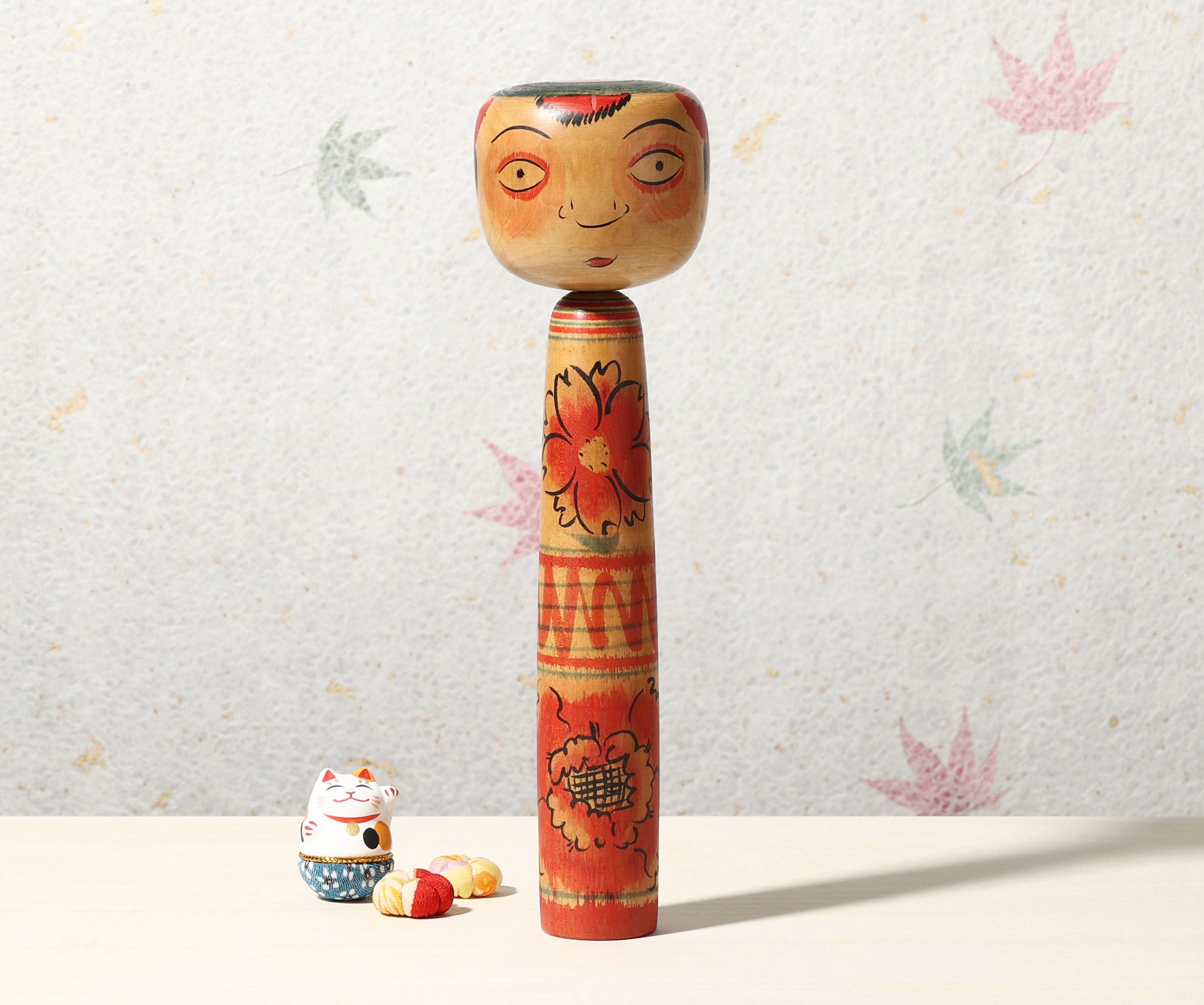 Vintage Nakanosawa style kokeshi doll-tako bozu, by SEYA Jyuji (1924-2 ...