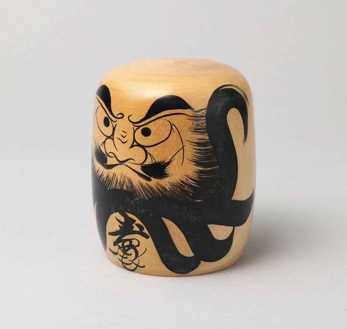 Vintage daruma doll, by SATO Tetsuro (1932-2022) | だるまこけし 佐藤哲郎 | Togatta style  遠刈田系