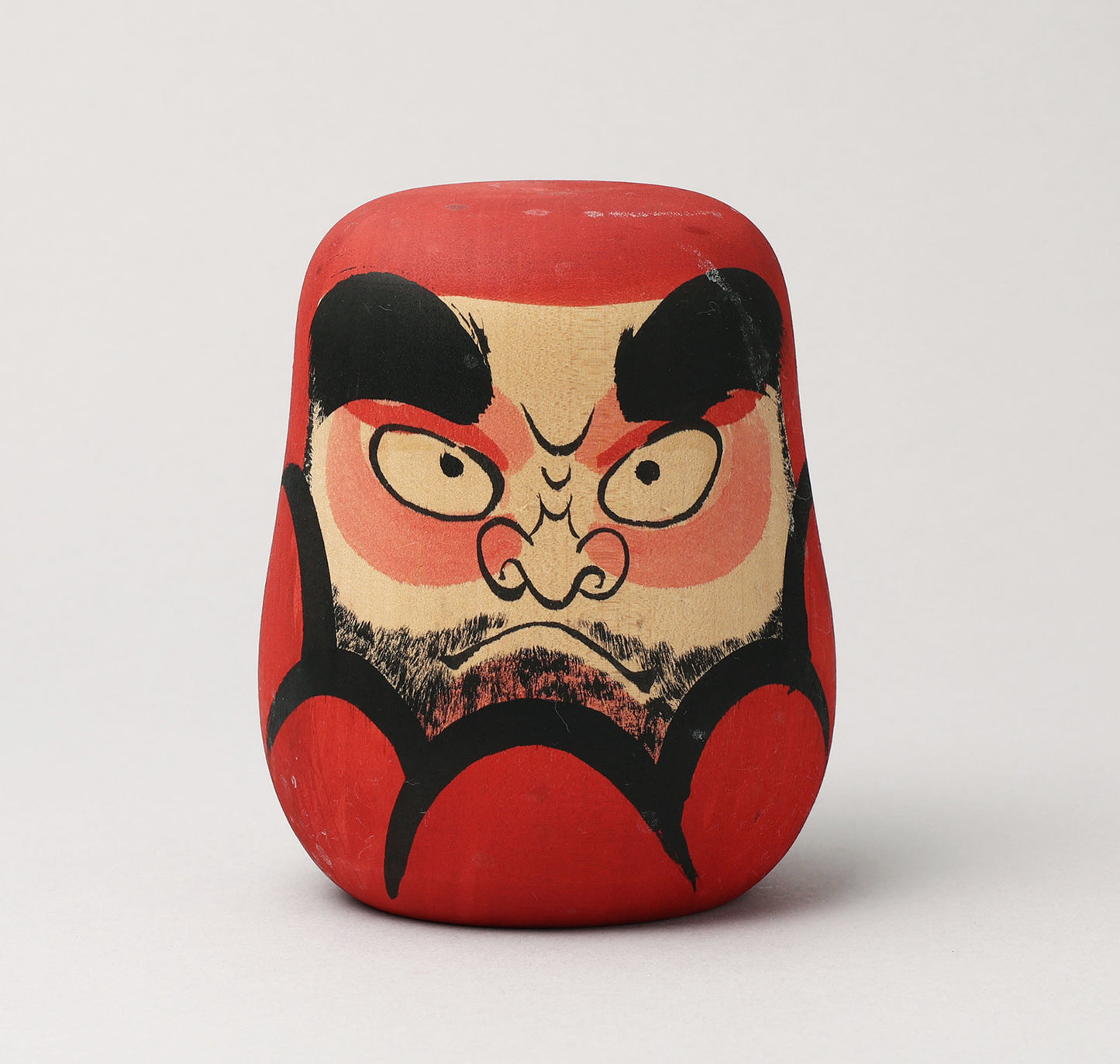 Vintage daruma doll, by HASEGAWA Kenzo (1942-) | だるまこけし 長谷川健三 | Yajiro style 弥治郎系