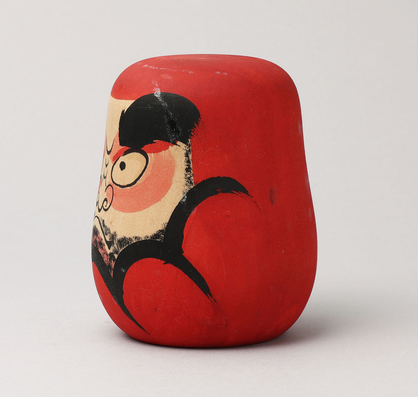 Vintage daruma doll, by HASEGAWA Kenzo (1942-) | だるまこけし 長谷川健三 | Yajiro style 弥治郎系