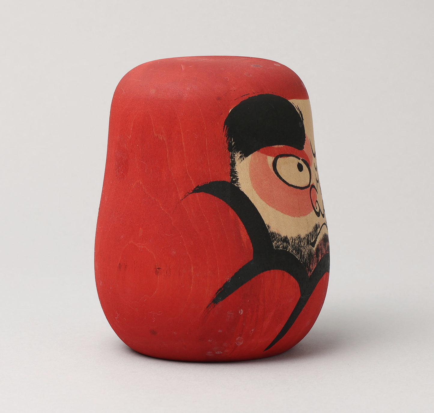 Vintage daruma doll, by HASEGAWA Kenzo (1942-) | だるまこけし 長谷川健三 | Yajiro style 弥治郎系