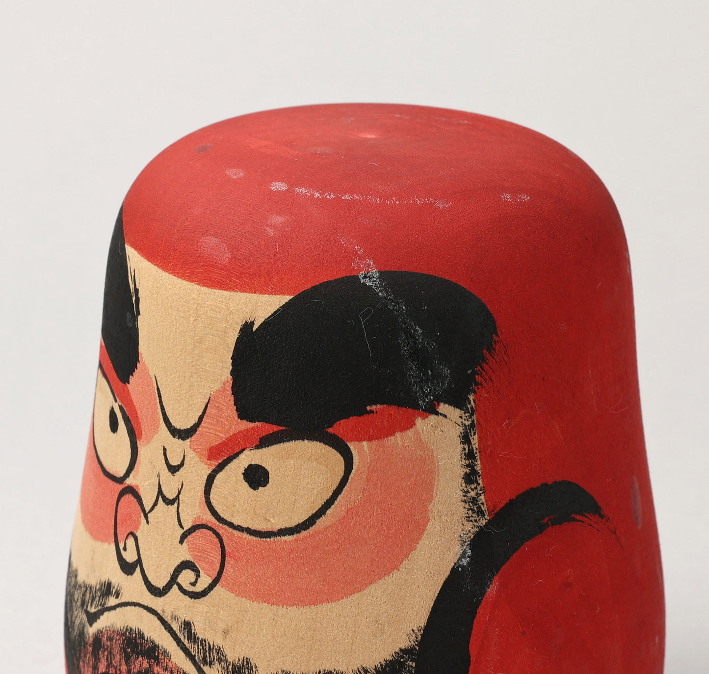 Vintage daruma doll, by HASEGAWA Kenzo (1942-) | だるまこけし 長谷川健三 | Yajiro style 弥治郎系