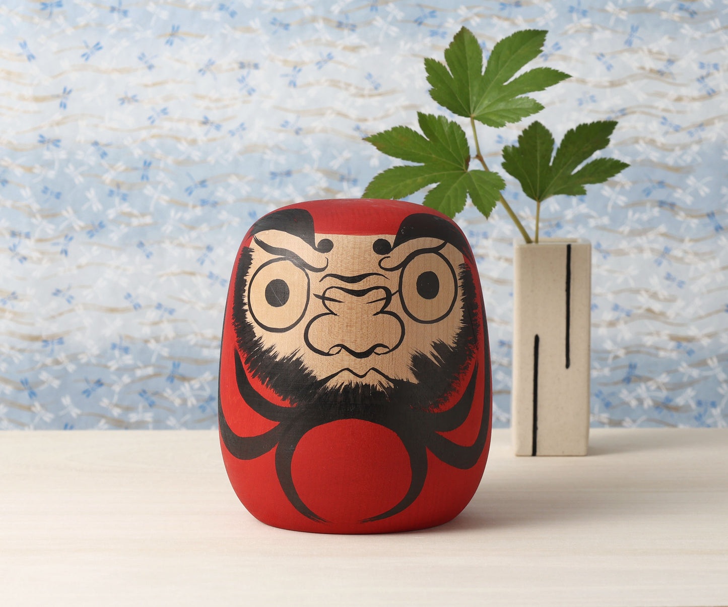 Vintage daruma doll, by YOSHIDA Akira (1940-) | だるまこけし 吉田昭 | Zaotakayu style 蔵王高湯系