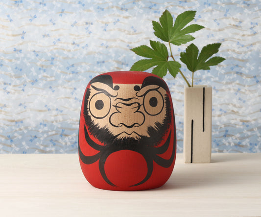 Vintage daruma doll, by YOSHIDA Akira (1940-) | だるまこけし 吉田昭 | Zaotakayu style 蔵王高湯系