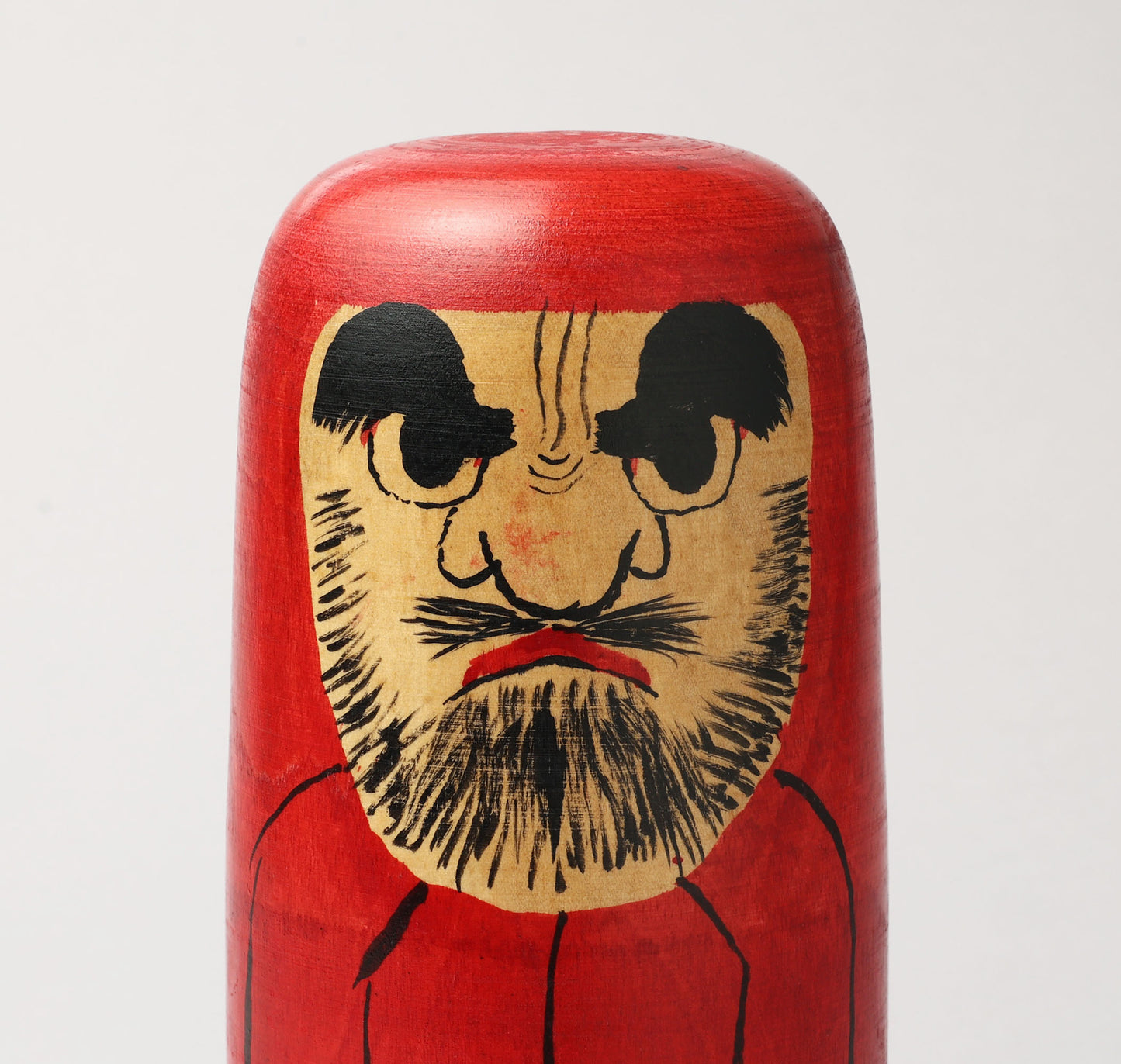 Vintage daruma doll, by HIRAGA Teizo (1897- 1986) | だるまこけし 平賀貞蔵 | Sakunami style 作並系