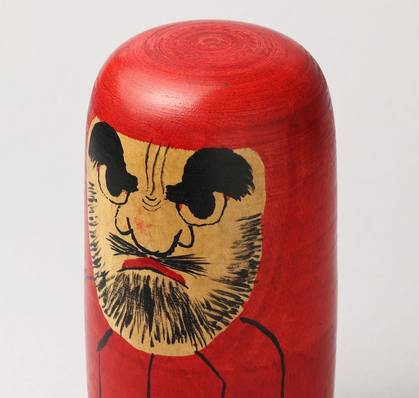 Vintage daruma doll, by HIRAGA Teizo (1897- 1986) | だるまこけし 平賀貞蔵 | Sakunami style 作並系