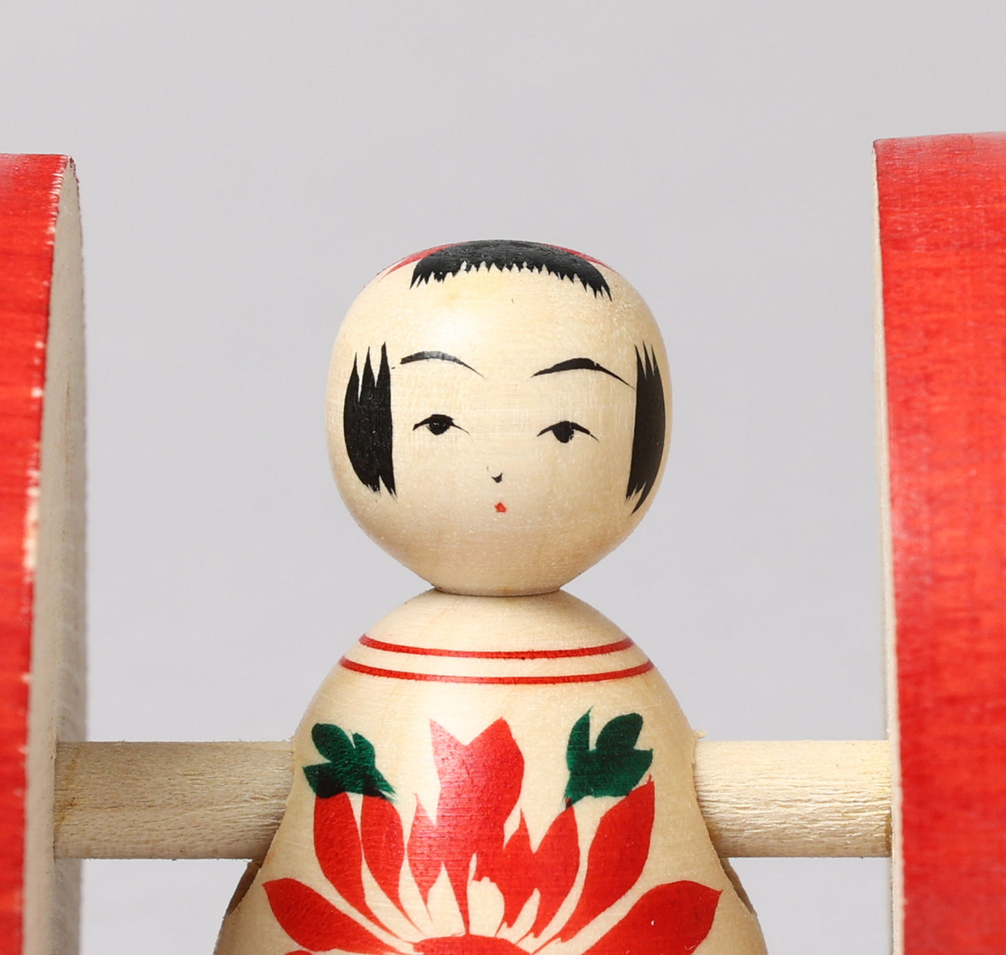 Fuku kuruma kokeshi doll | KAKIZAWA, Yoshinobu 柿澤是伸工人 | 福車こけし | Naruko style 鳴子系