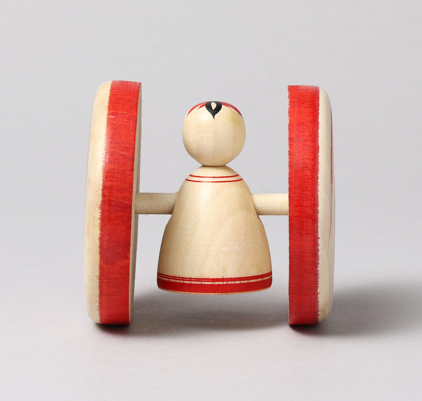 Fuku kuruma kokeshi doll | KAKIZAWA, Yoshinobu 柿澤是伸工人 | 福車こけし | Naruko style 鳴子系