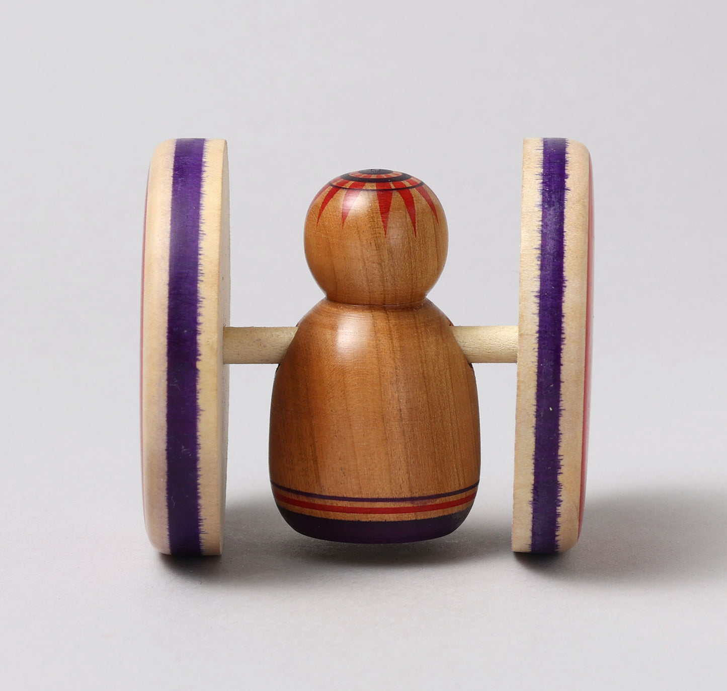 Fuku kuruma kokeshi doll | KANOU, Hiroshi 加納博工人 | 福車こけし | Sakunami style 作並系