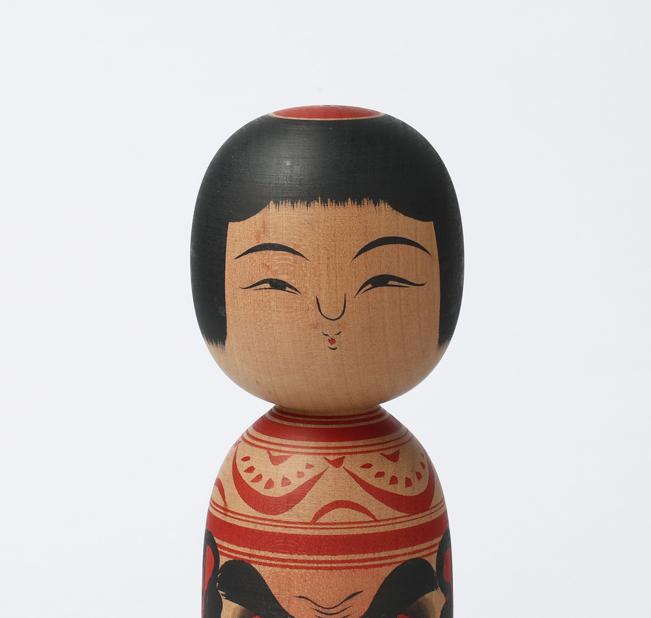 Vintage Daruma-e kokeshi doll | SASAMORI, Junichi 笹森純一工人