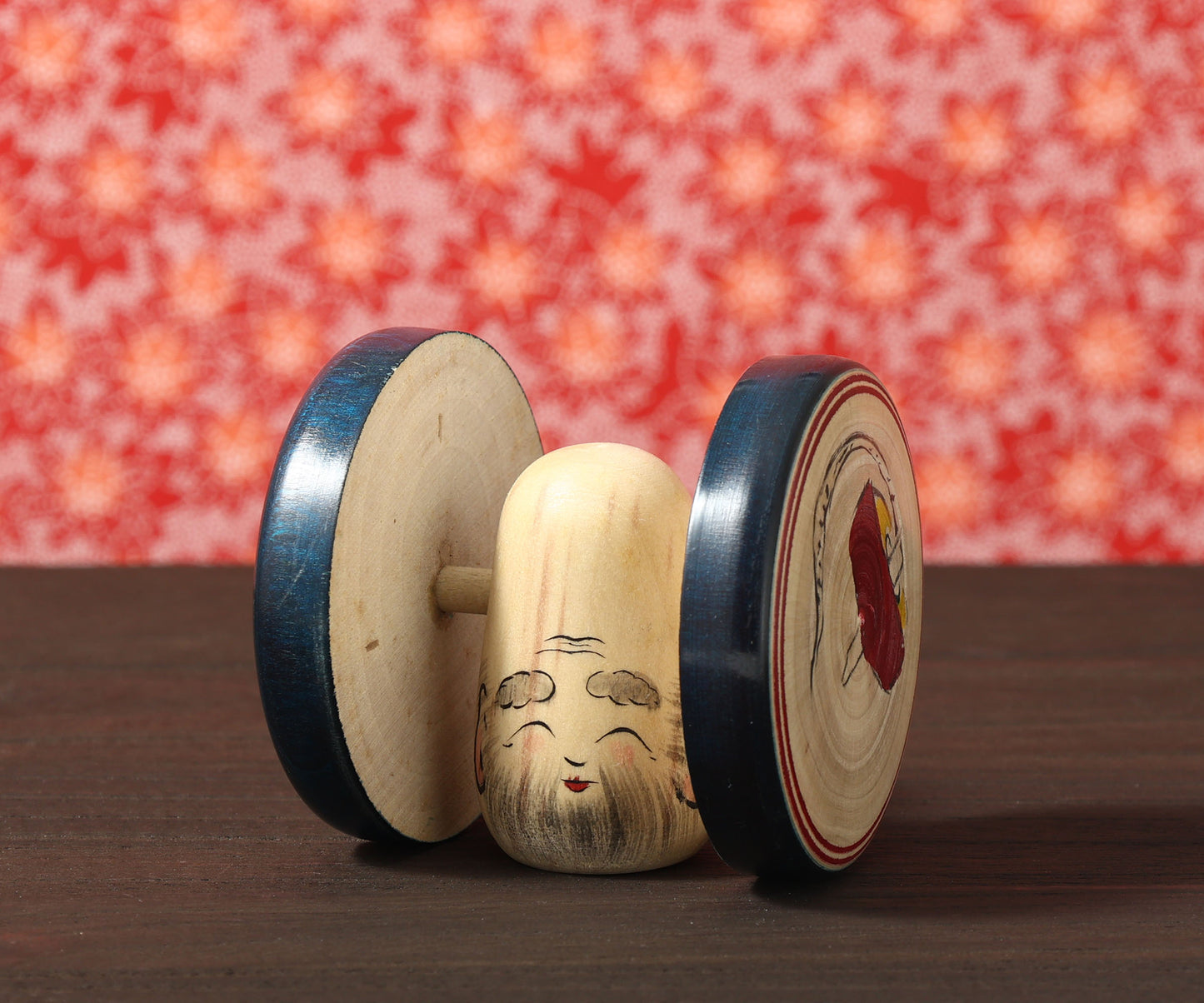 Fuku kuruma kokeshi doll | NIIYAMA, Yoshinori 新山吉紀工人 | 福車こけし | Yajiro style 弥次郎系