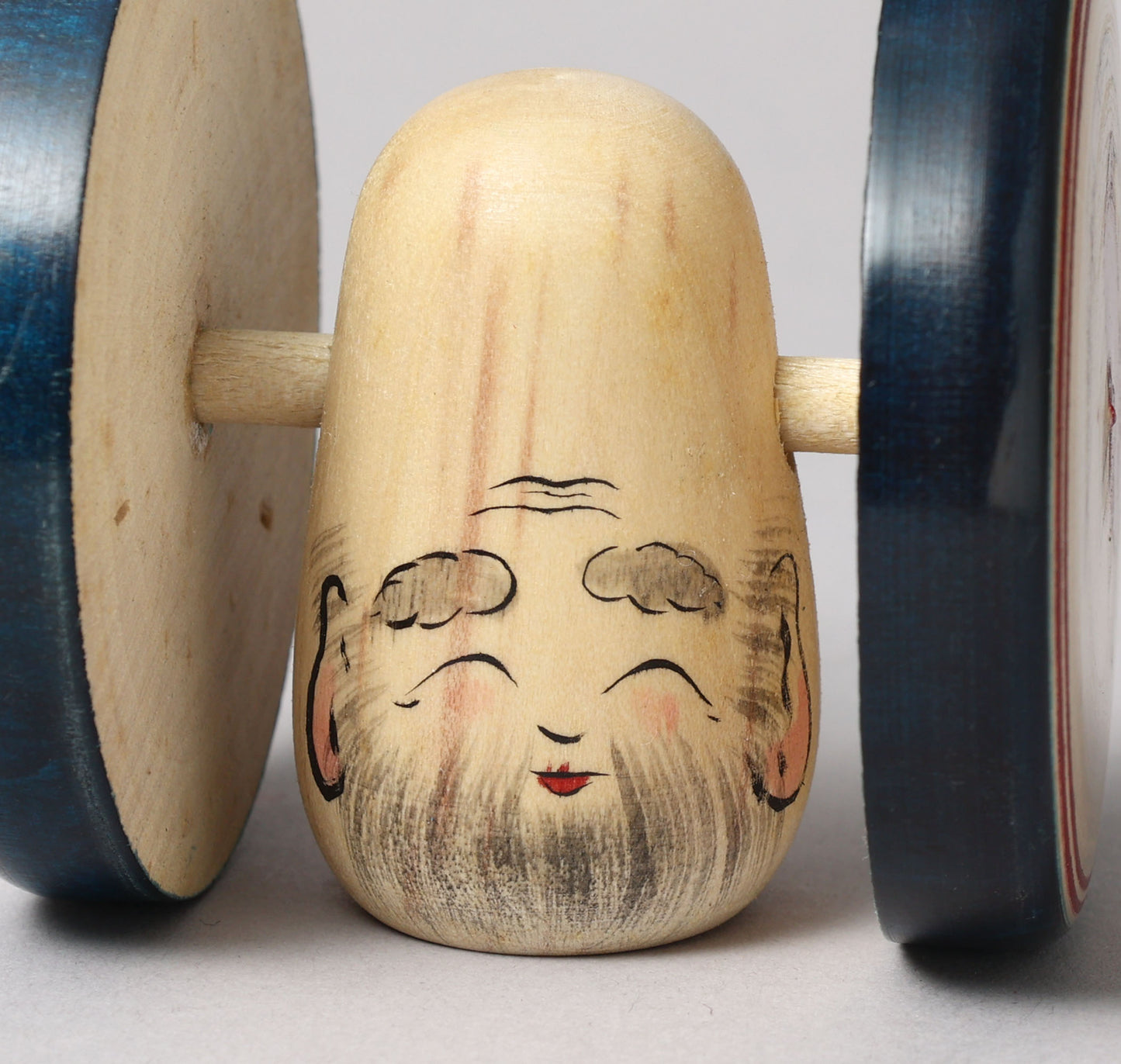 Fuku kuruma kokeshi doll | NIIYAMA, Yoshinori 新山吉紀工人 | 福車こけし | Yajiro style 弥次郎系