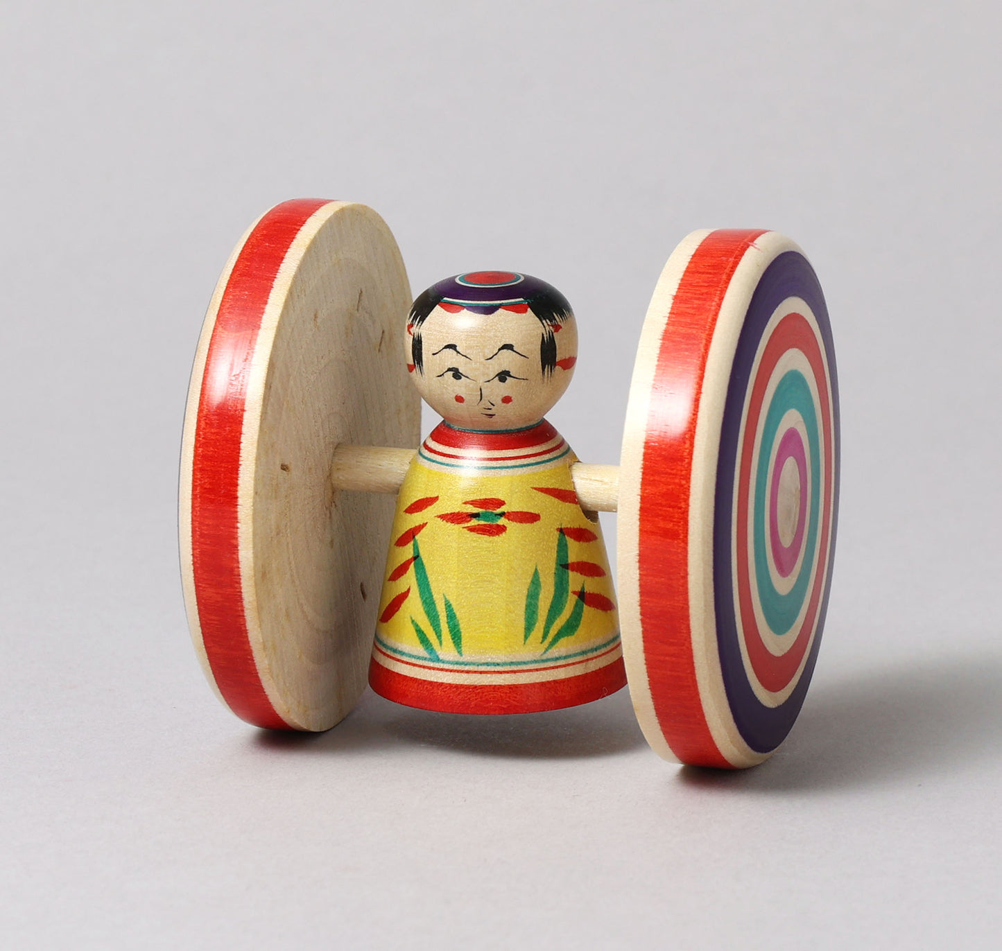 Fuku kuruma kokeshi doll | HOSHI, Sadayoshi 星定良工人 | 福車こけし | Tsugaru style 津軽系