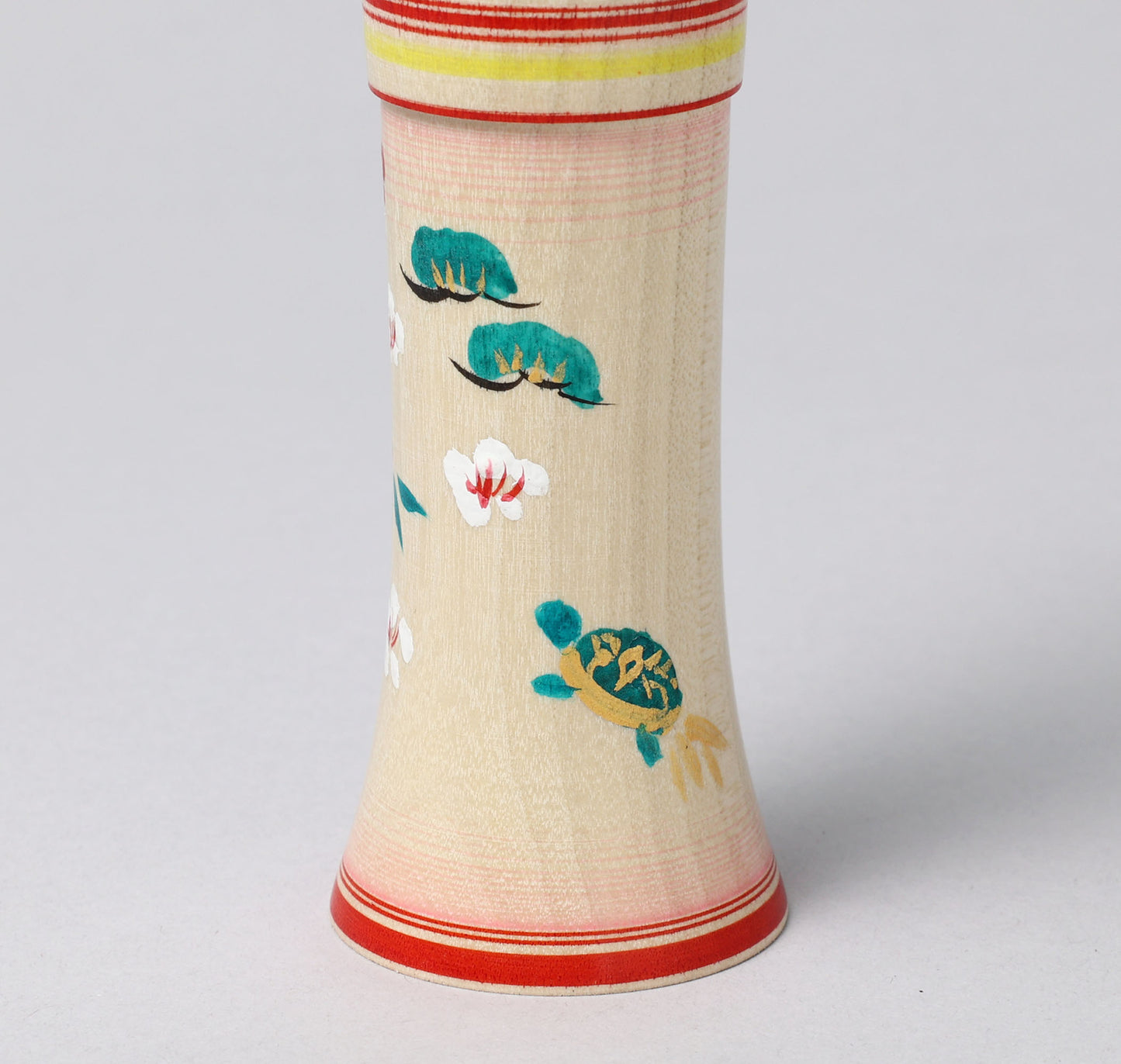 New Year kokeshi doll 'shouchikubai' | KAKIZAWA, Yoshinobu 柿澤是伸工人 | 松竹梅こけし | Naruko style 鳴子系 | 17cm in height