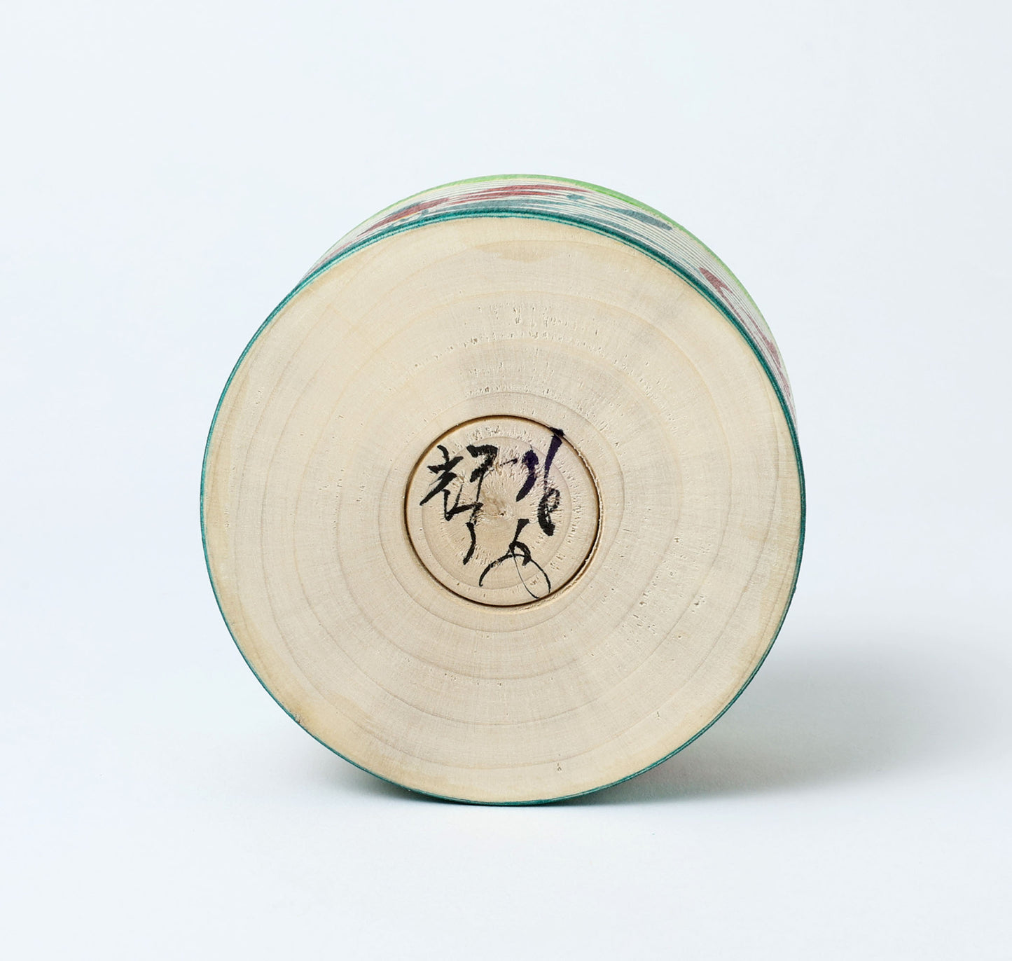 Onsen neko ejiko kokeshi doll-3 温泉猫えじこ |  HIRAGA, Teruyuki 平賀輝幸工人 | 9.5cm in height