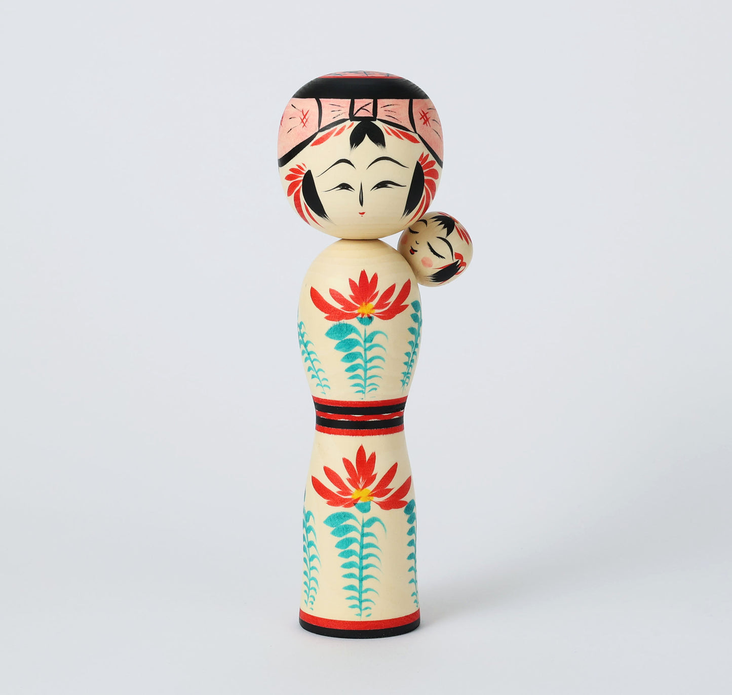子守りこけし | 平賀輝幸工人 作並系 | 高さ 26.5cm
