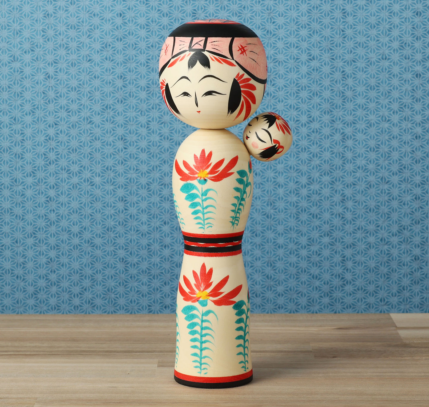 子守りこけし | 平賀輝幸工人 作並系 | 高さ 26.5cm