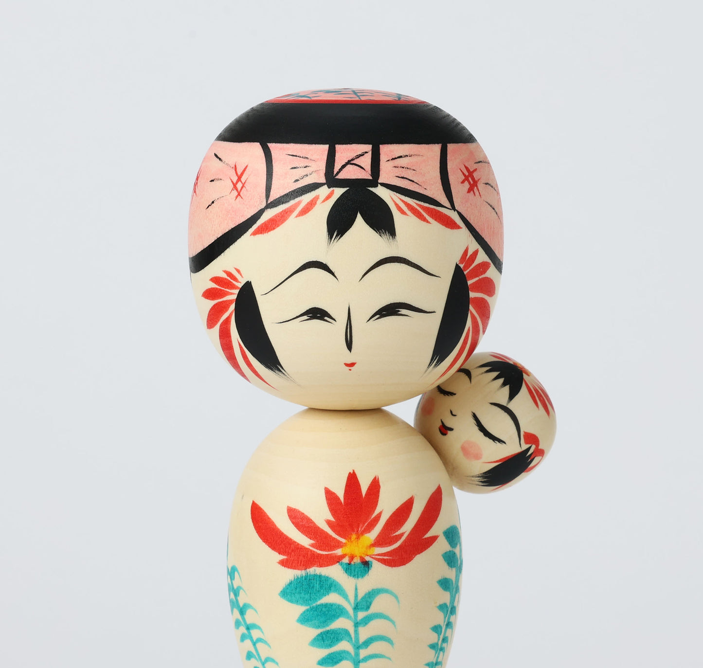 子守りこけし | 平賀輝幸工人 作並系 | 高さ 26.5cm