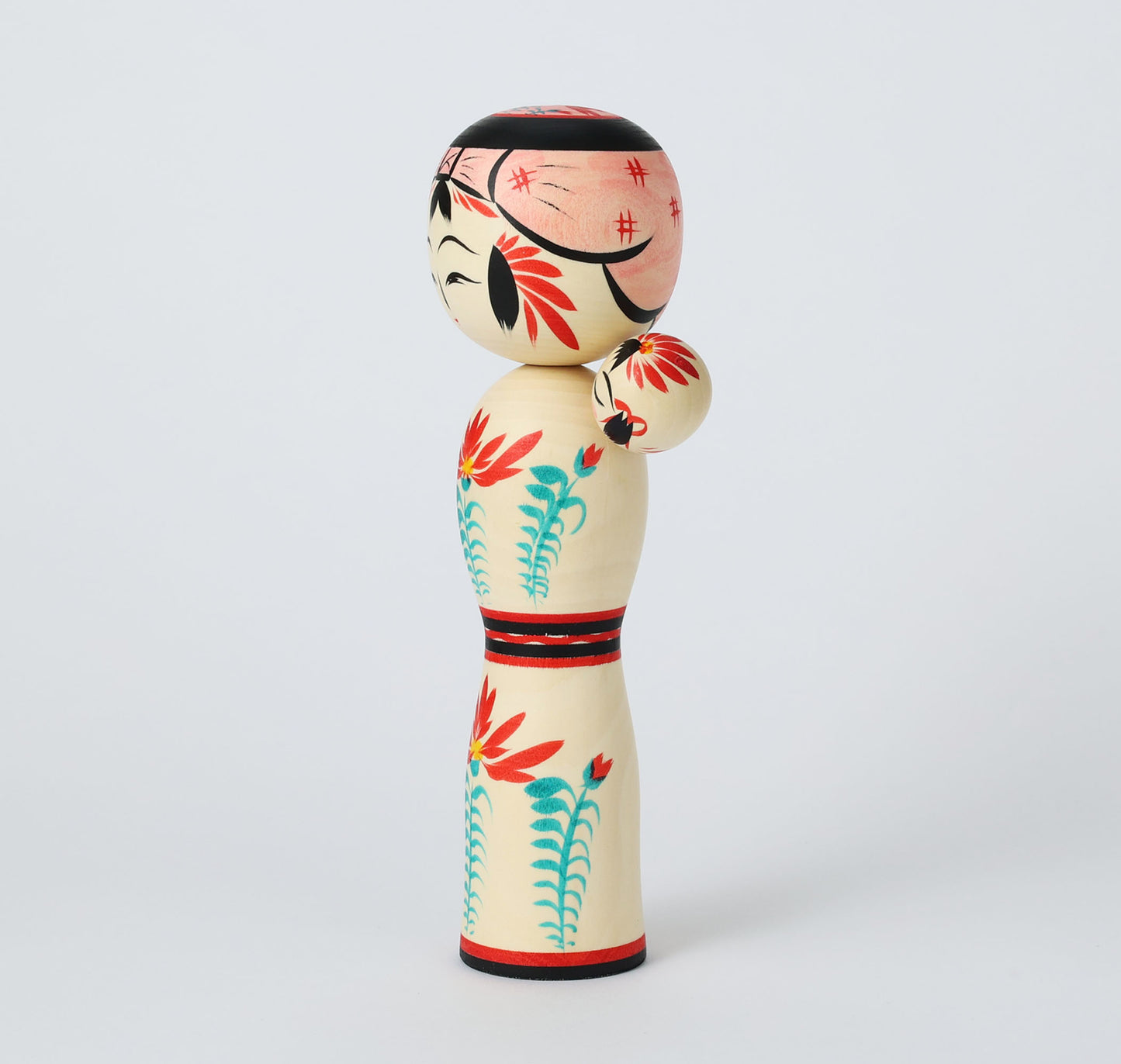 子守りこけし | 平賀輝幸工人 作並系 | 高さ 26.5cm