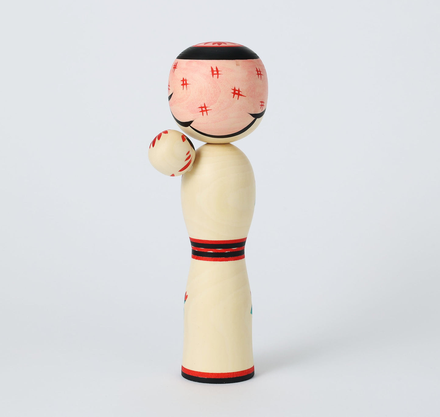 子守りこけし | 平賀輝幸工人 作並系 | 高さ 26.5cm