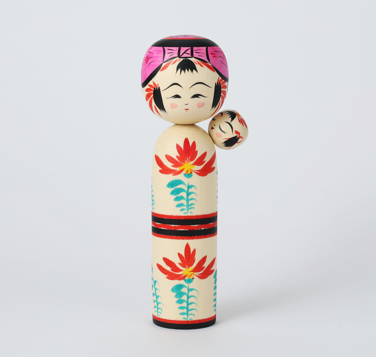 子守りこけし | 平賀輝幸工人 作並系 | 高さ 26.5cm