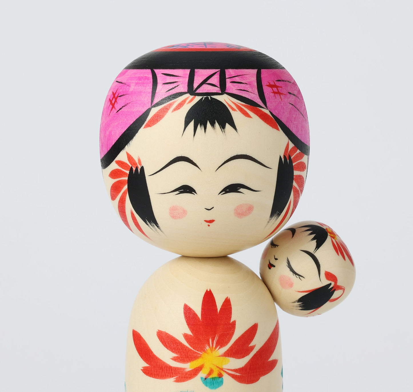 子守りこけし | 平賀輝幸工人 作並系 | 高さ 26.5cm