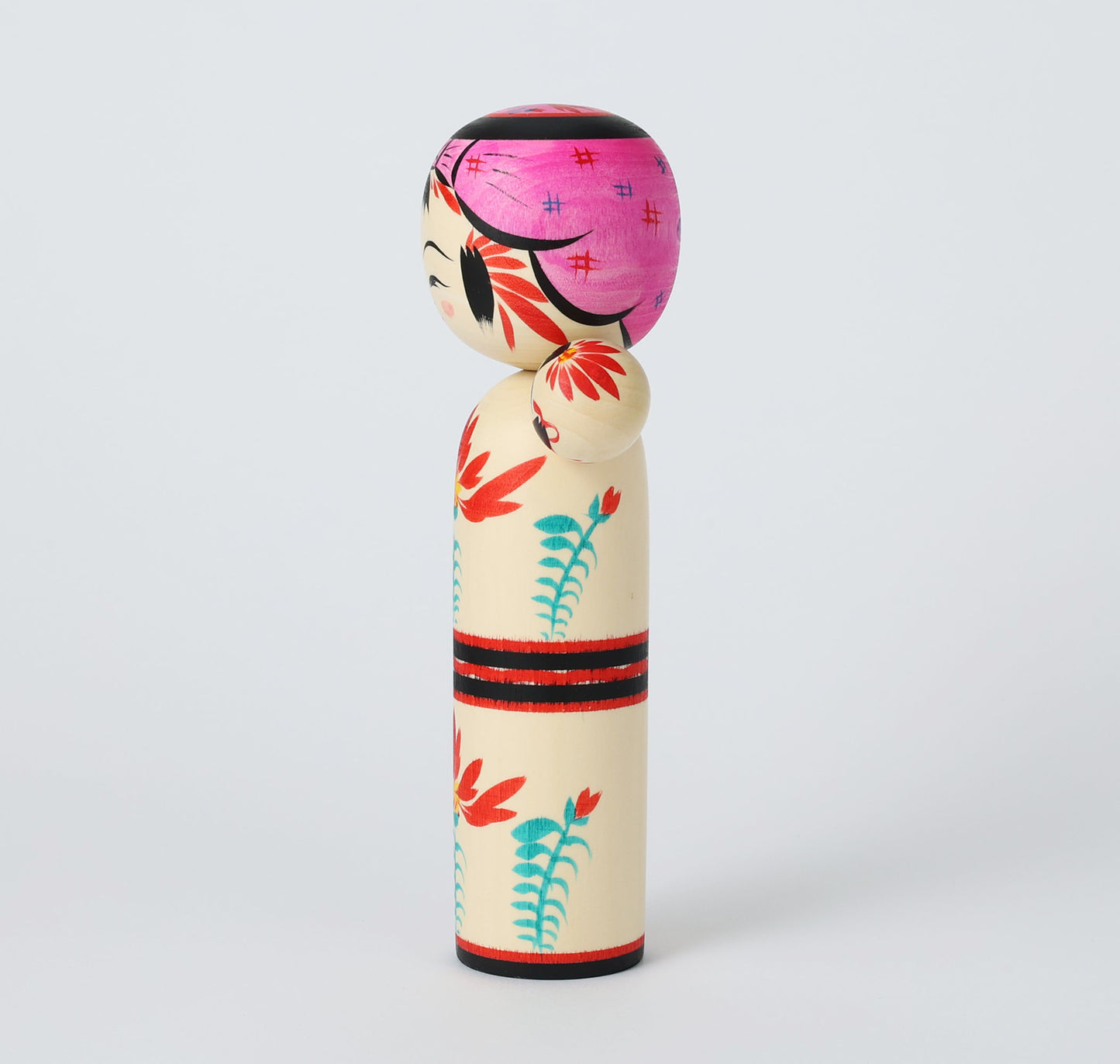子守りこけし | 平賀輝幸工人 作並系 | 高さ 26.5cm