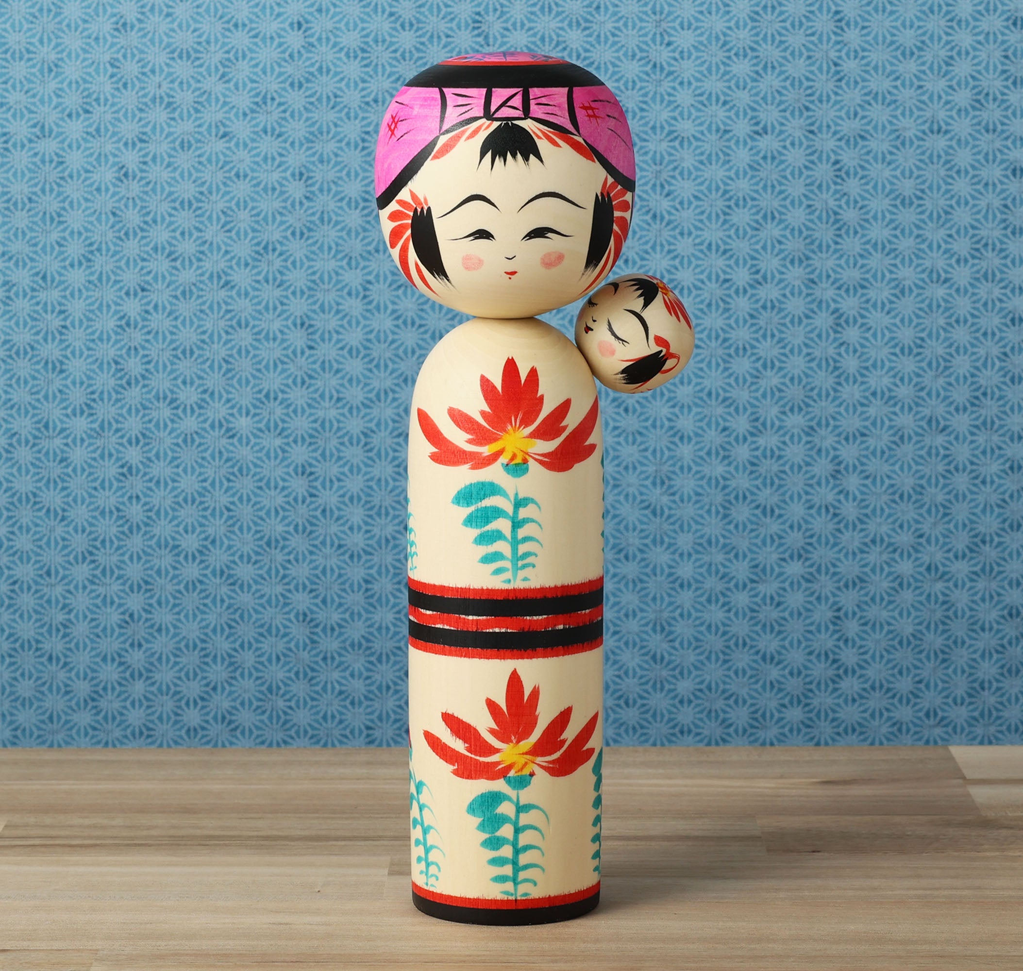 HIRAGA Teruyuki, Sakunami style kokeshi craftsman 作並系こけし平賀